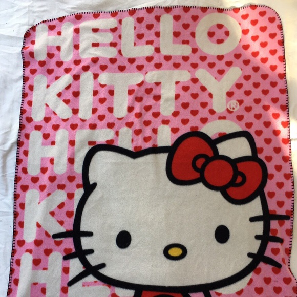 hello kitty sanrio pink blanket - Picture 2 of 4